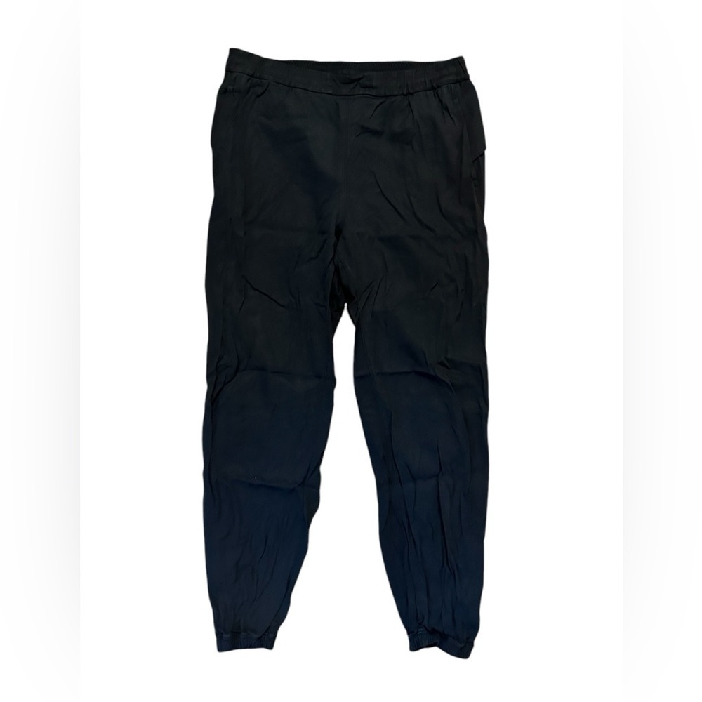 Lululemon Women’s Black Essential Affinity Side Zip Jogger Pants Size 6